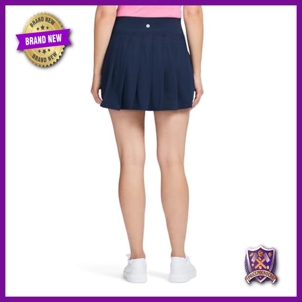 Performance Stretch Pleated Skort With Built-In S… - image 4